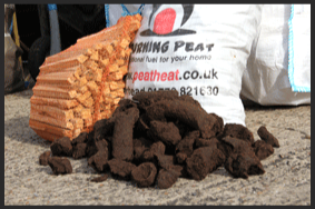 Picture Showing Burning Peat